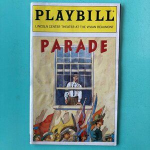Playbill Parade Carolee Carmello Brent Carver Broadway 1999 Jason Robert Brown